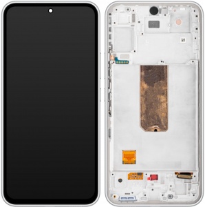 Display Samsung Samsung Galaxy A54 5G A546 Original cu Rama White SILVER Original Service Pack