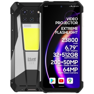 Telefon iHunt Tank 3 PRO, telefon cu Proiector, 512gb,32gb ram, Night Vision, 200mpx