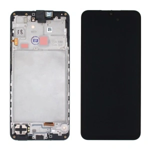 Display Compatibil OLED pentru Samsung Samsung Galaxy A17 5G, A176, cu Rama, Negru, Compatibil OLED