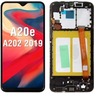 Display Samsung Samsung Galaxy A20E A202 cu rama, LCD Original Service Pack