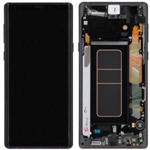 Display Samsung Samsung Galaxy Note 20 Ultra N986 cu rama, Negru Original Service Pack
