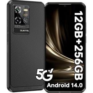 Telefon Oukitel WP50, 5G, Display 6.6" , 256GB, 16gb ram, NFC, IP68/IP69K, Black