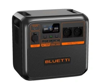 Statie de alimentare portabila, Bluetti AC180P, Model modernizat AC180, Baterie LiFePO4 1440Wh, 2 Prize AC 1800W, negru - Img 4