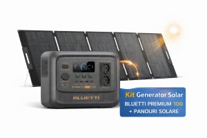 Generator solar Bluetti Premium 100 V2 + panou solar Bluetti PV200 200W