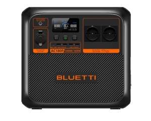 Statie de alimentare portabila, Bluetti AC180P, Model modernizat AC180, Baterie LiFePO4 1440Wh, 2 Prize AC 1800W, negru - Img 8