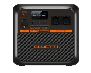 Statie de alimentare portabila, Bluetti AC180P, Model modernizat AC180, Baterie LiFePO4 1440Wh, 2 Prize AC 1800W, negru - Img 8