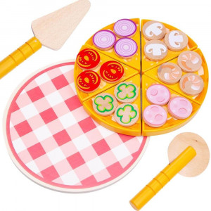 Wooden Pizza Toy - Pretend Play Food [DEMO]