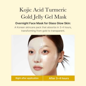 Medicube Kojic Acid Turmeric Brightening Gel Mask, 28g - Img 2