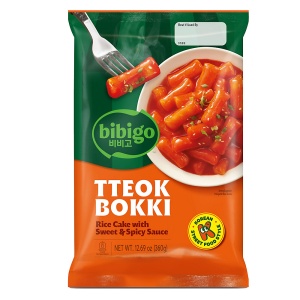 Bibigo Tteokbokki Rice Cake With Sweet Spicy Sauce 360g