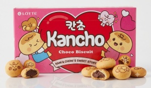 Lotte Kancho Choco Biscuit, 42g - Img 2