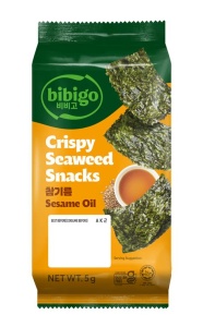 Bibigo Crispy Seaweed Snacks Sesame, 3x5g - Img 2