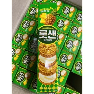 Lotte Sand Original Pineapple Cookies, 105g - Img 3