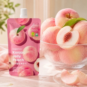 SugarLoLo Konjac Jelly Peach, 150g - Img 2