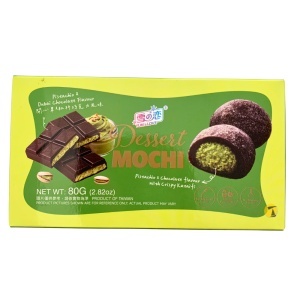 Yuki & Love Pistachio & Dubai Chocolate Flavour Mochi, 80g