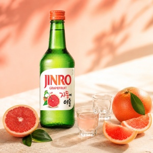 Jinro Grapefruit Soju, 350ml - Img 2