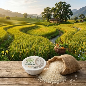 Bibigo Cooked White Rice, 210g - Img 2