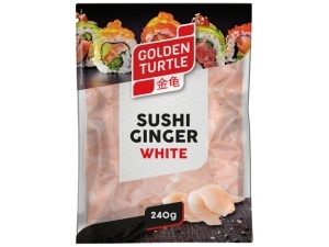 Golden Turtle Sushi Ginger White, 240g - Img 1