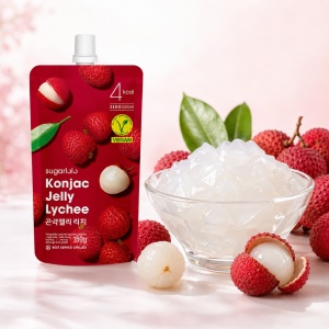 SugarLoLo Konjac Jelly Lychee, 150g - Img 2