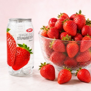 OKF Sparkling Strawberry, 350ml - Img 2