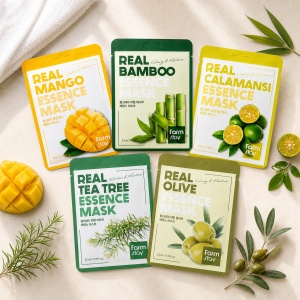 Pachet K-Beauty - Farmstay Real Essence Mask
