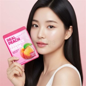 Farmstay Real Peach Essence Mask, 23ml - Img 2