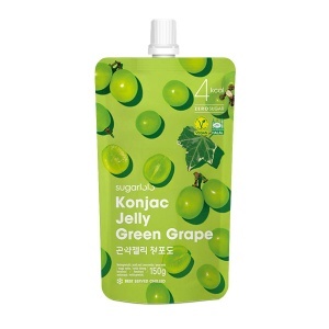SugarLoLo Konjac Jelly Green Grape, 150g