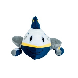 Jucarie de plus - Avion Ryanair 20 cm x 20 cm - Img 2