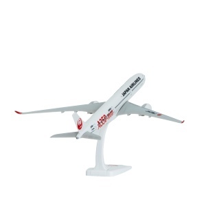 Macheta avion Airbus A350-1000 Japan Airlines, plastic, 37 cm, scara 1:200 - Img 3
