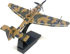 Machetă avion militar German Junkers Ju 87 Stuka, metal, 16 cm, scara 1:72 - Img 2