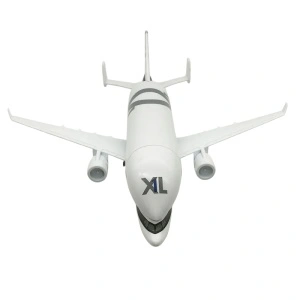 Machetă avion Airbus BelugaXL Airbus A330, metal, 20 cm, scara 1:300 - Img 3