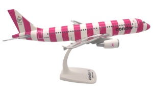 Macheta avion Condor Pink Airbus A320, plastic, 20 cm, scara 1:200 - Img 2
