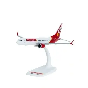 Macheta avion Corendon Boeing B737 – 9 max, plasic, 21 cm, scara 1:200