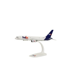 Macheta avion FedEx Boeing B757-200, plastic, 23.5, scara 1:200