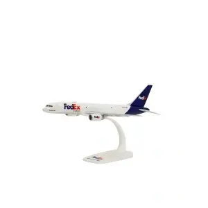 Macheta avion FedEx Boeing B757-200, plastic, 23.5, scara 1:200