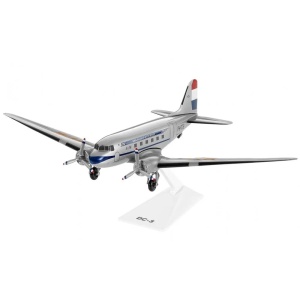 Macheta avion KLM Flying Dutchman - Douglas DC-3, plastic, 20 cm, scara 1:100