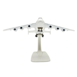 Machetă avion Antonov AN-225 Mriya Soviet, metal, 20 cm, scara 1:400 - Img 4