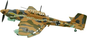 Machetă avion militar German Junkers Ju 87 Stuka, metal, 16 cm, scara 1:72 - Img 6