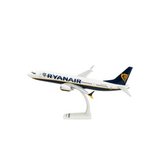 Macheta avion Ryan Air Boeing B737 – 8 max, plastic, 40 cm, scara 1:100 - Img 3