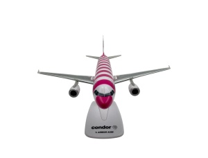 Macheta avion Condor Pink Airbus A320, plastic, 20 cm, scara 1:200 - Img 3