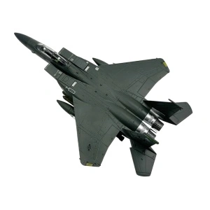Machetă avion militar American F-15E Strike Eagle, metal, 20 cm, scara 1:100 - Img 4