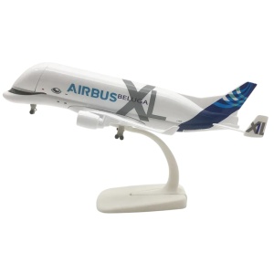Machetă avion Airbus BelugaXL Airbus A330, metal, 20 cm, scara 1:300
