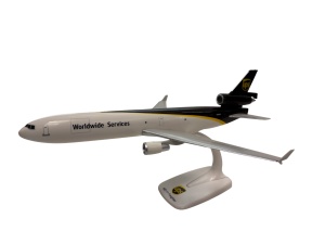Macheta avion UPS Airlines MD-11 Freighter, plastic, 31 cm, scara 1:200 - Img 2