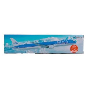 Macheta avion KLM 100 Years Boeing B787-10, 34 cm, scara 1:200 - Img 3