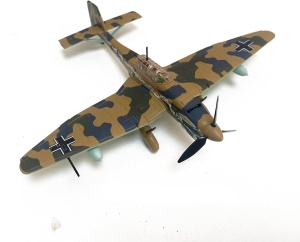 Machetă avion militar German Junkers Ju 87 Stuka, metal, 16 cm, scara 1:72 - Img 4