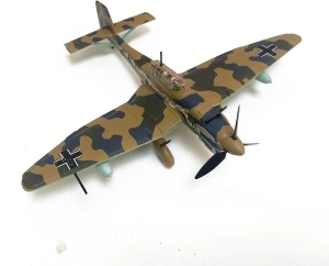 Machetă avion militar German Junkers Ju 87 Stuka, metal, 16 cm, scara 1:72 - Img 4