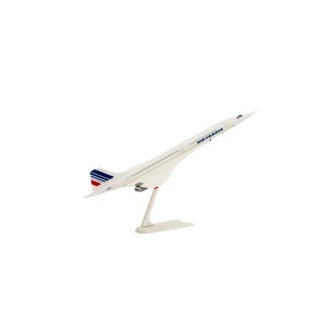 Macheta avion Air France Concorde, plastic, 25.5 cm, scara 1:250 - Img 3