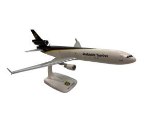 Macheta avion UPS Airlines MD-11 Freighter, plastic, 31 cm, scara 1:200 - Img 3