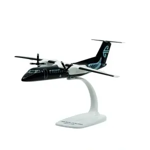 Macheta avion Air New Zealand Bombardier Dash 8-300, plastic, 25,5 cm, scara 1:100