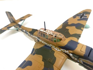 Machetă avion militar German Junkers Ju 87 Stuka, metal, 16 cm, scara 1:72 - Img 5
