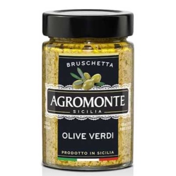 AGROMONTE BRUSCHETTA CU MASLINE VERZI 100 GR